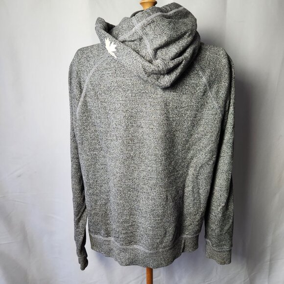 Classic Roots Hoodie in Light Gray with White Beaver Logo - Picture 2 of 6
